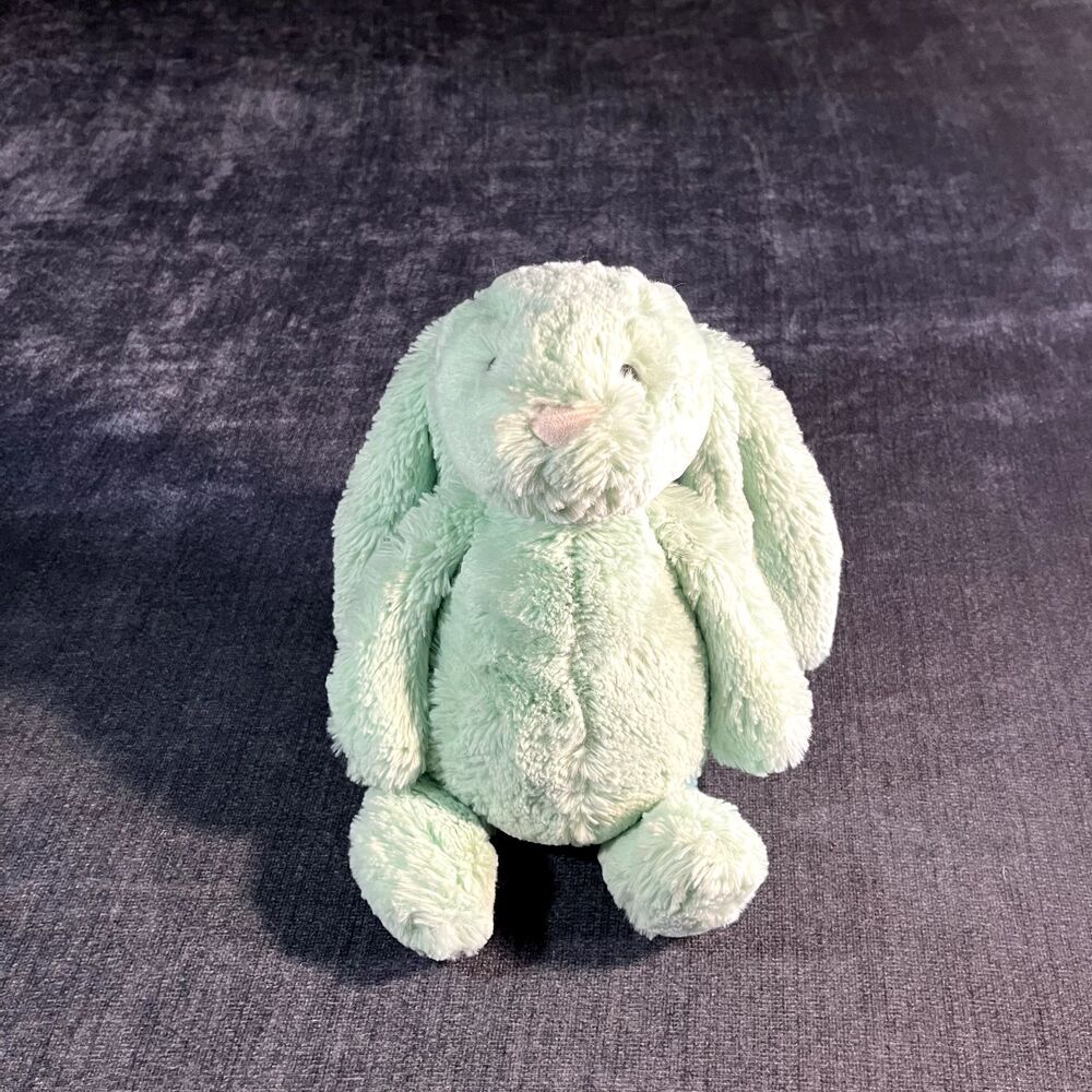Jellycat Bashful Bunny Mint Green Stuffed Animal Plush Soft Toy 12"